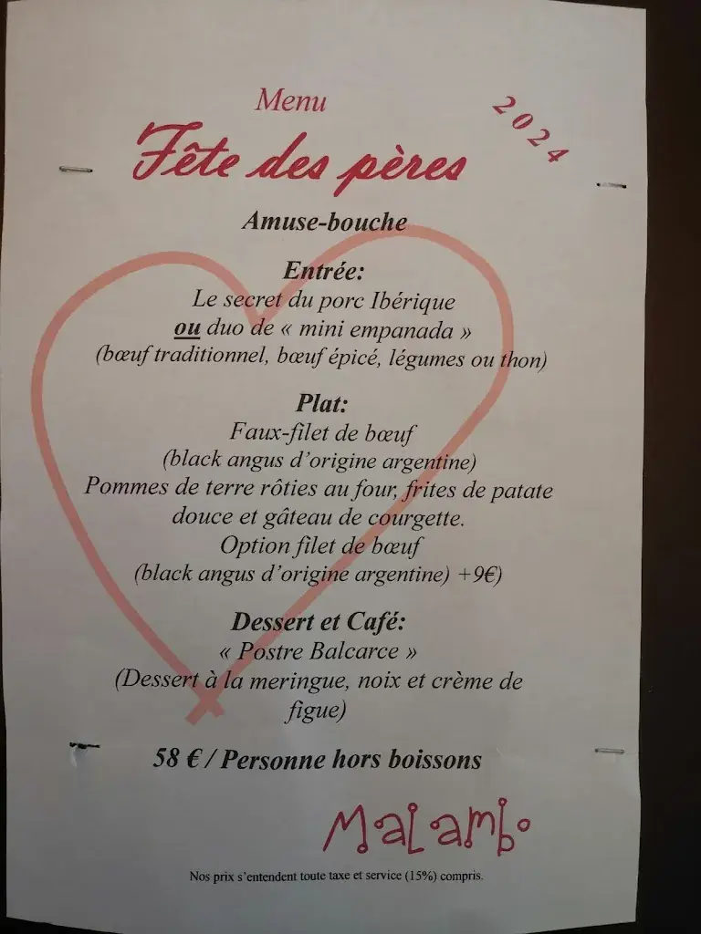 Menu_Restaurant Malambo Trieux_Trieux_image_1