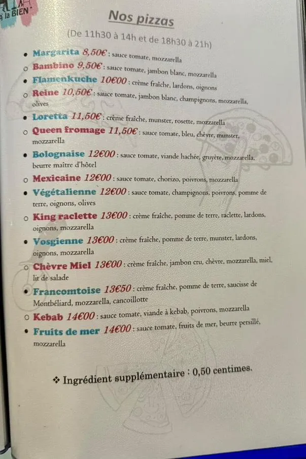 Menu_A LA BIEN'_Thaon-les-Vosges_imagen_1