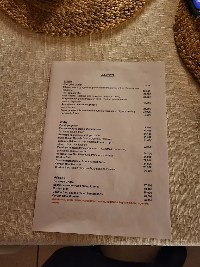 Menu_Il Venezia_Ungersheim_image_2