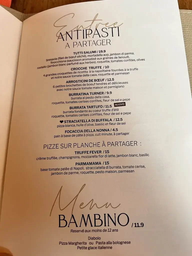 Menu_NONNA Trattoria Napolitana_Nancy_image_1