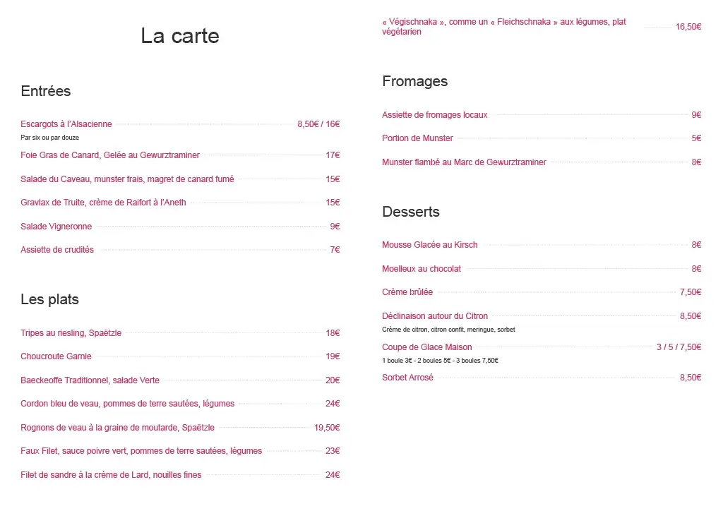 Menu_Caveau du Vigneron_Turckheim_image_1