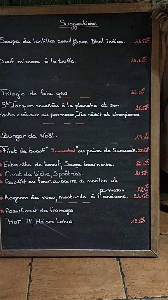 Menu_Restaurant de la Tour_Turckheim_image_1
