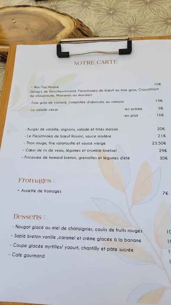 Menu_La Table du 12_Turckheim_image_1