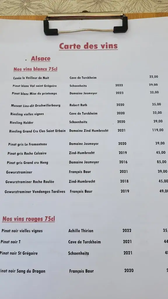 Menu_La Table du 12_Turckheim_image_3