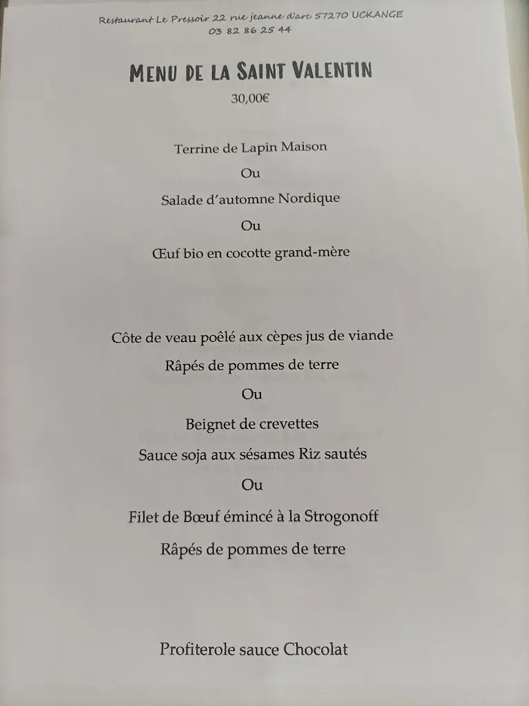 Menu_Le Pressoir_Uckange_image_1