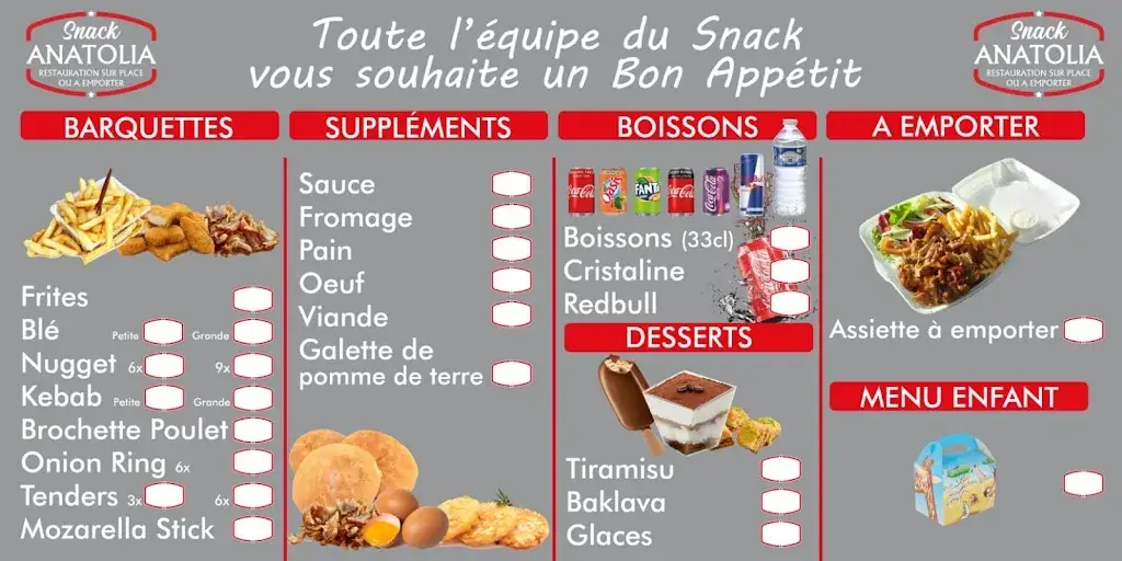 Menu_Snack Anatolia Uckange_Uckange_immagine_1