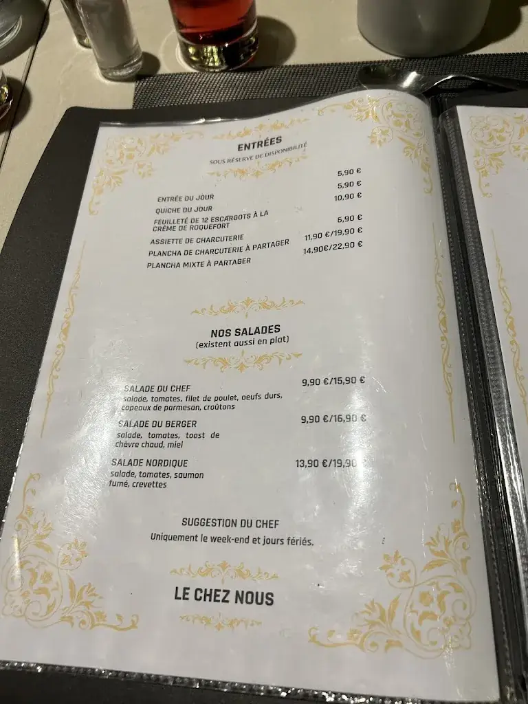 Menu_Le Chez Nous Verdun_Verdun_image_2