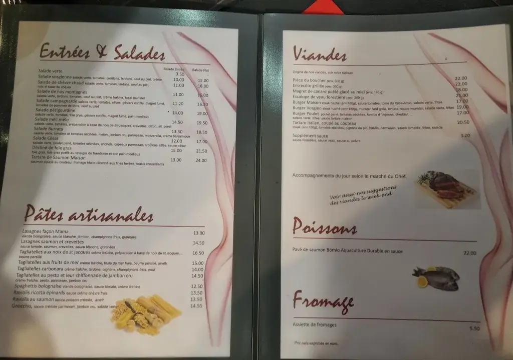 Menu_La Flamme Gourmande Vagney_Vagney_image_3