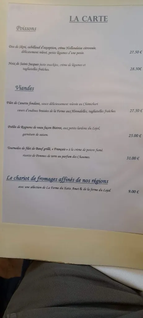 Menu_RESTAURANT LES LILAS_Vagney_image_1