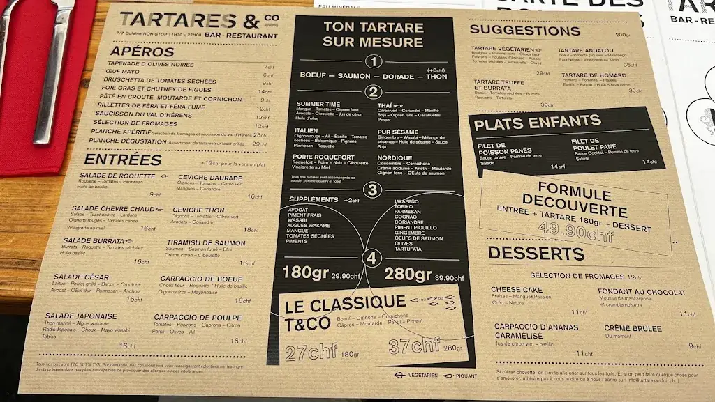 Menu_Tartares & Co Lausanne_Lausanne_immagine_2