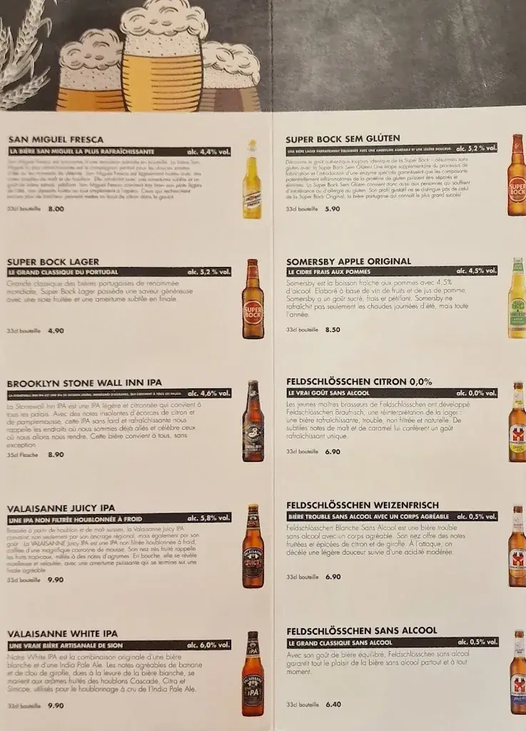 Menu_Black Horse_Morges_image_3