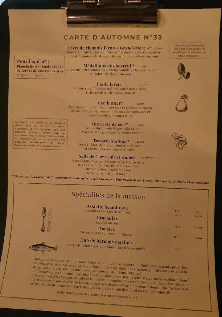 Menu_Vieux-Lausanne Restaurant & Giraf Bar_Lausanne_image_3