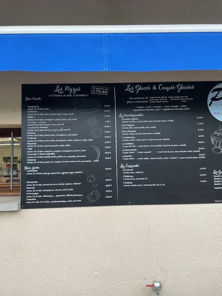Menu_Bar Restaurant de la Plage_Chindrieux_immagine_3