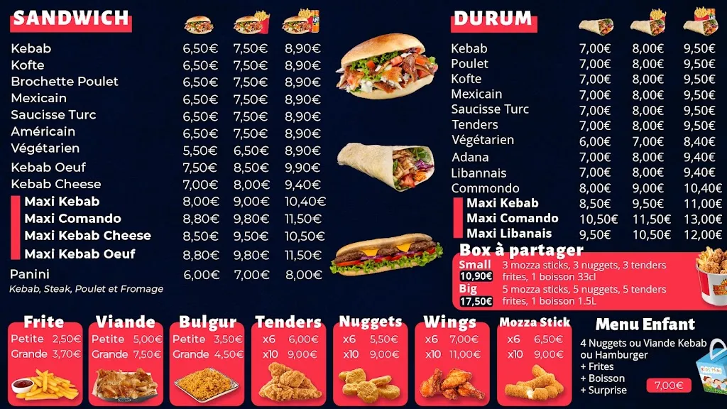 Menü_Aux Délices Grill_Vaucouleurs_Bild_3