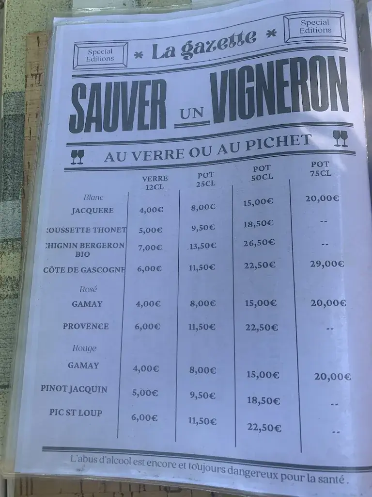 Menu_L Auberge De Portout_Chanaz_image_1