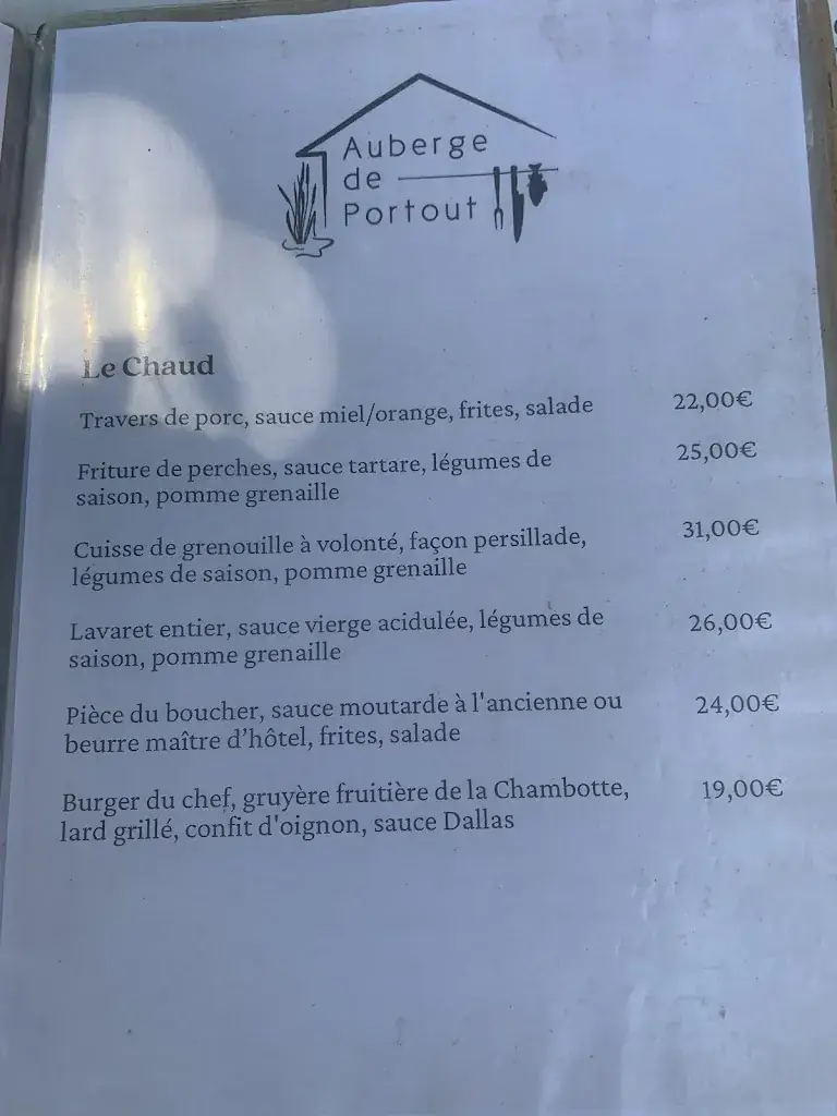 Menu_L Auberge De Portout_Chanaz_image_2