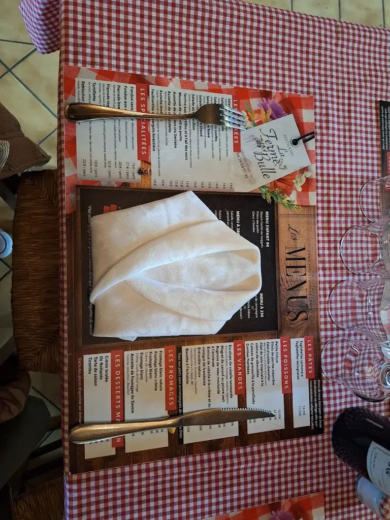 Menu_Restaurant La Ferme Du Bulle_Chanaz_immagine_3