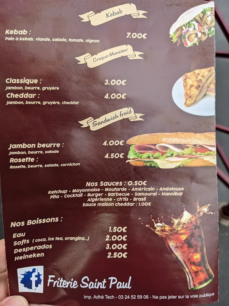 Menu_Friterie Saint-Paul_Warcq_image_3