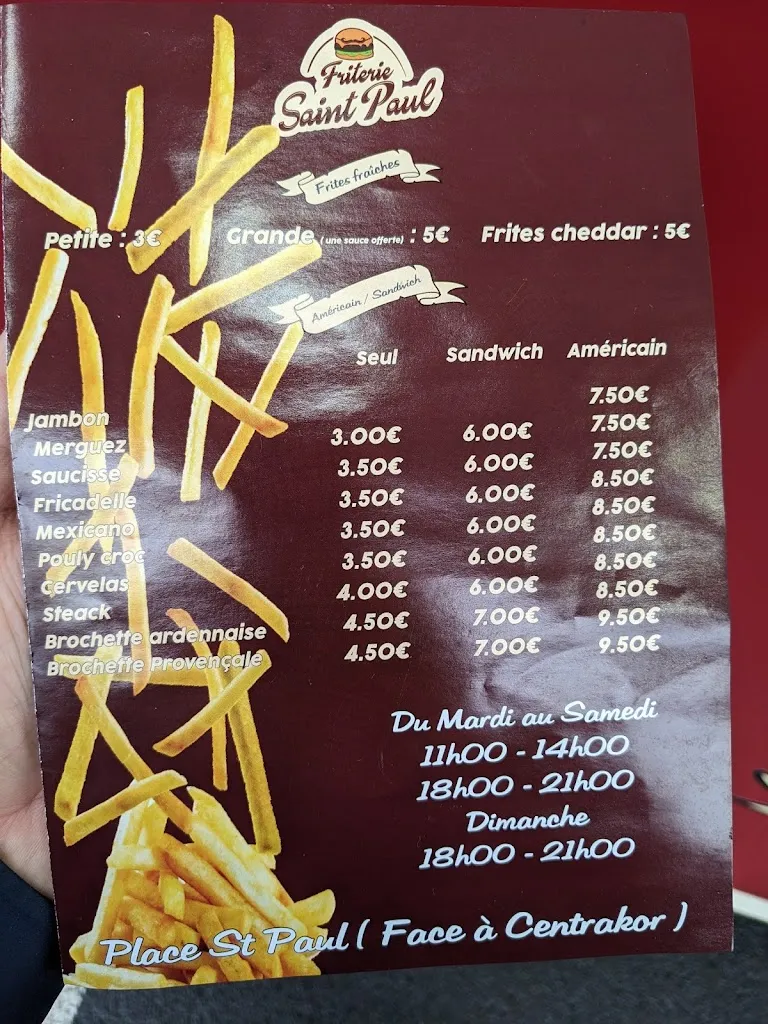 Menu_Friterie Saint-Paul_Warcq_image_4