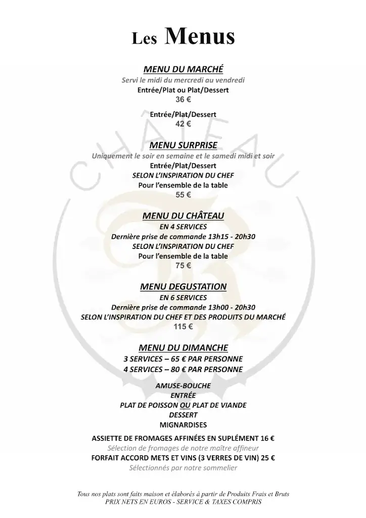 Menu_Hôtel - Restaurant du Château R_Wettolsheim_image_2