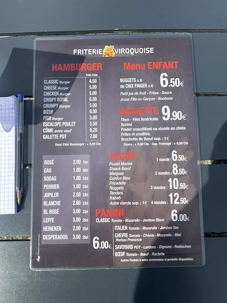 Menu_Friterie Viroquoise_Vireux-Molhain_image_1