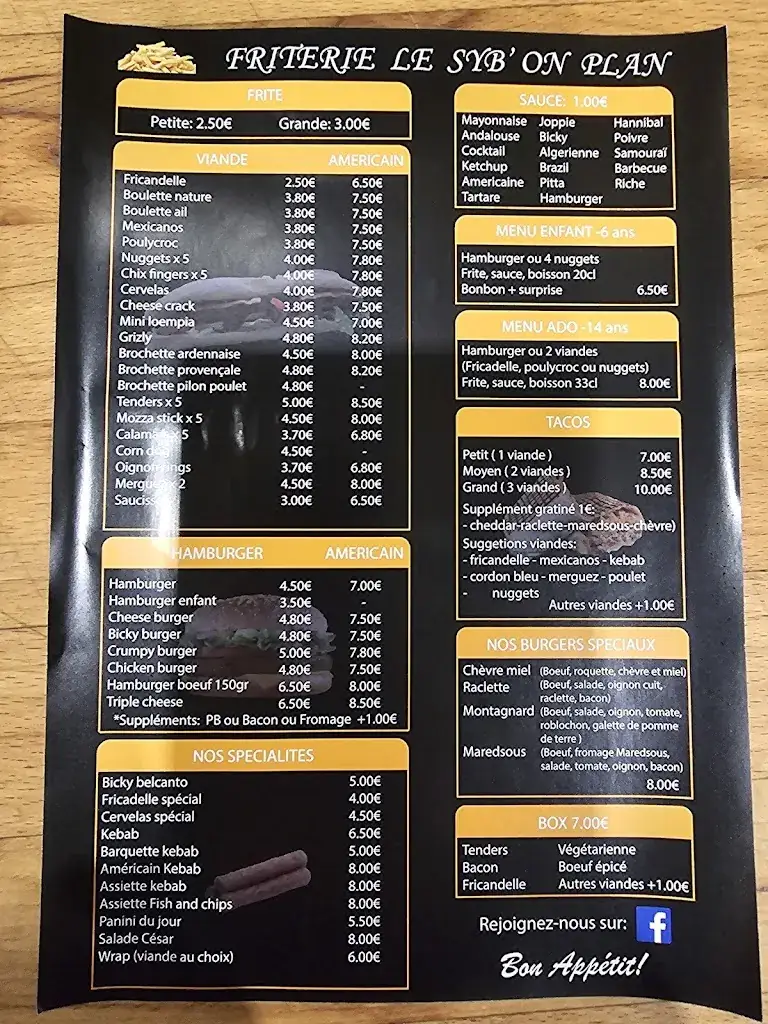 Menu_Food truck le syb'on plan_Vireux-Molhain_image_1