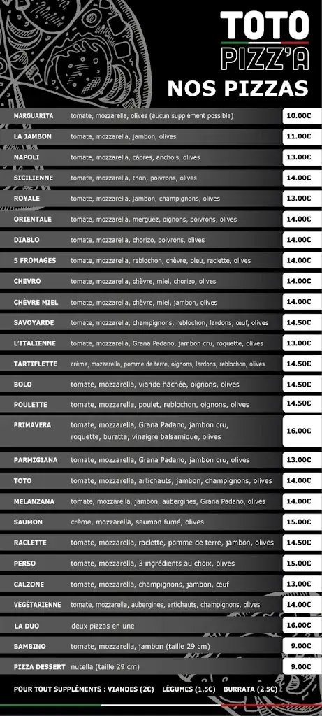 Menu_TOTO PIZZ'A CHAVANOD_Chavanod_image_1