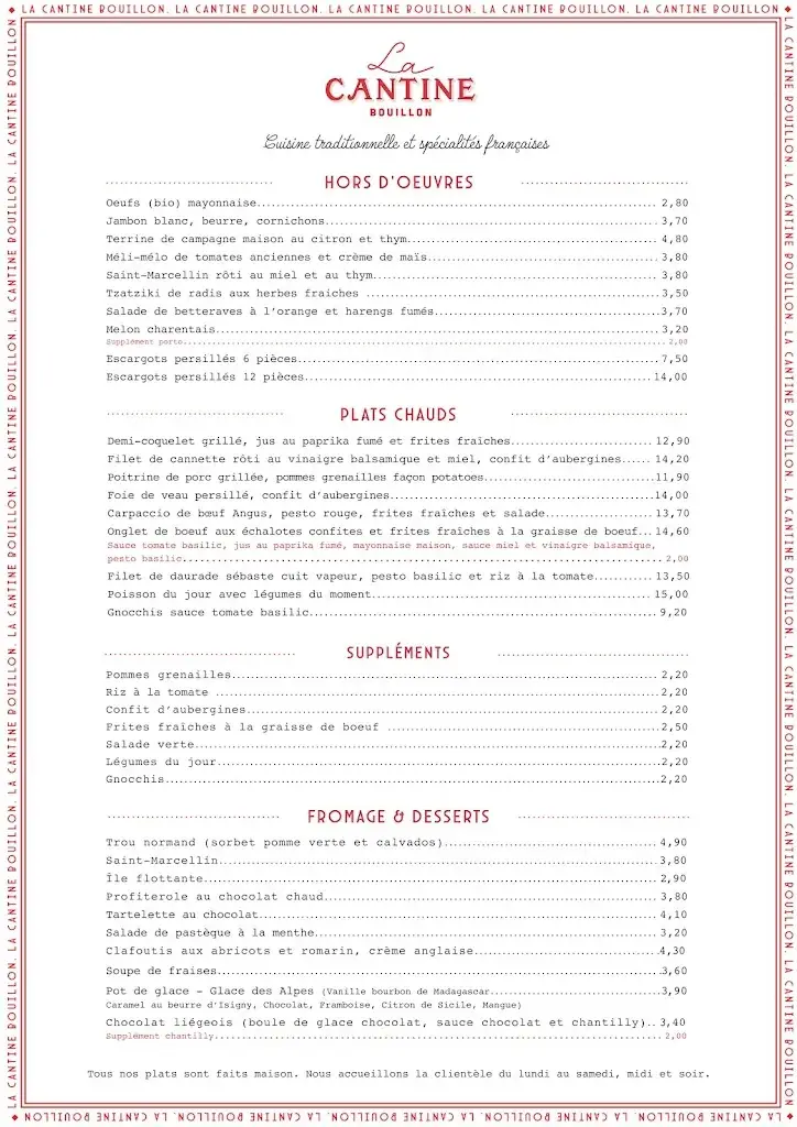 Menu_La Cantine Bouillon - SEYNOD_Annecy_immagine_1