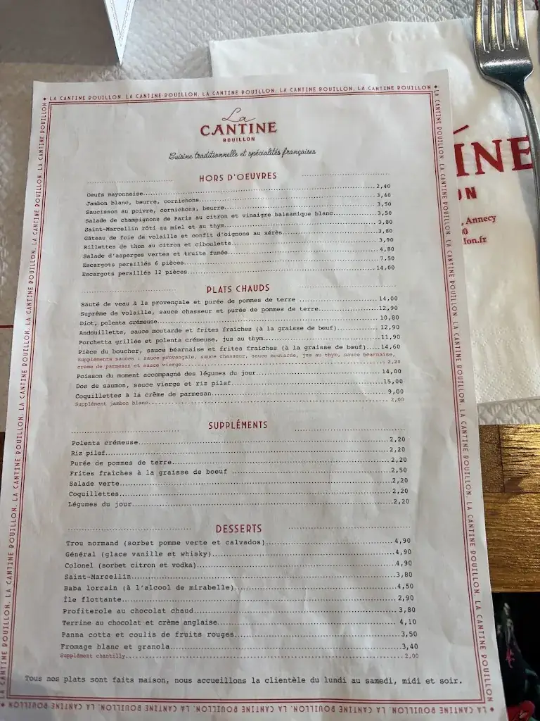 Menu_La Cantine Bouillon - SEYNOD_Annecy_immagine_3