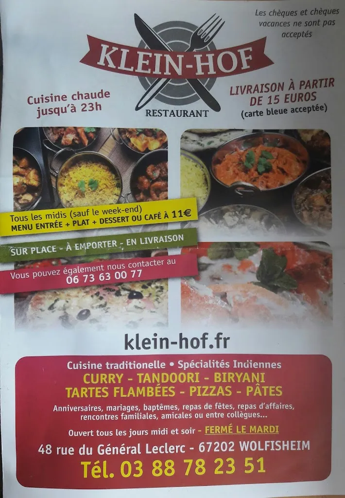 Menu_Restaurant Au Kleinhof_Wolfisheim_image_2