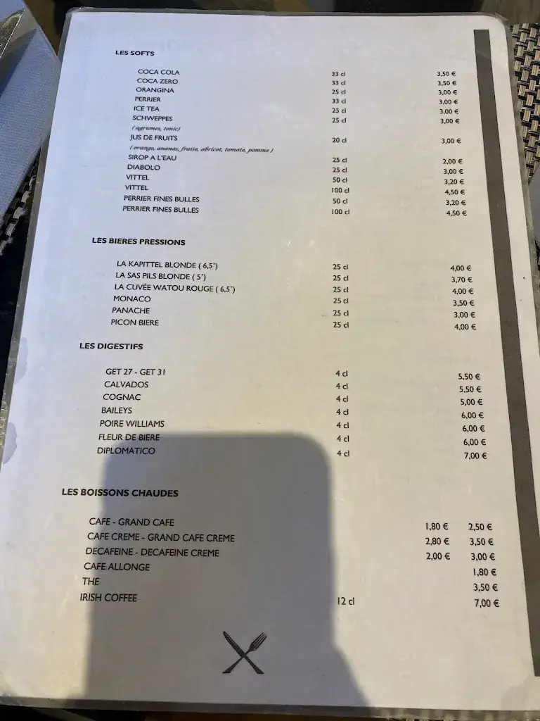 Menu_L'Auberge des Saveurs_Beaurains_image_2