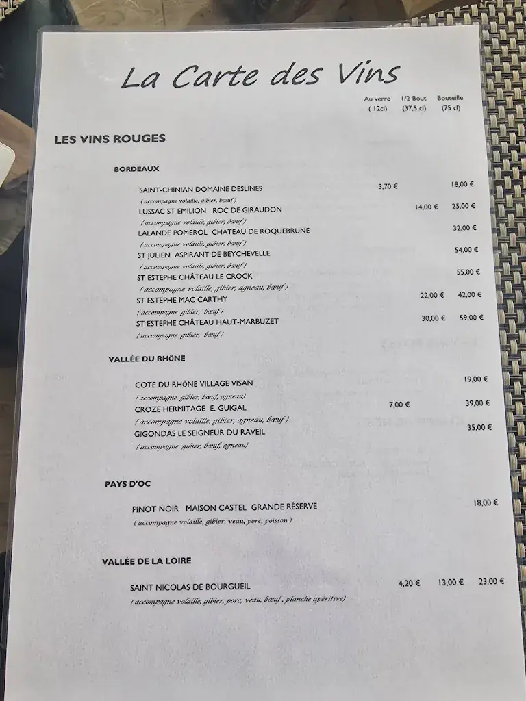 Menu_L'Auberge des Saveurs_Beaurains_image_3