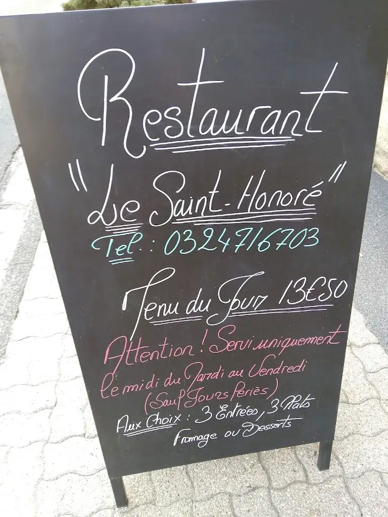 Menu_Restaurant Saint Honore_Vouziers_image_4