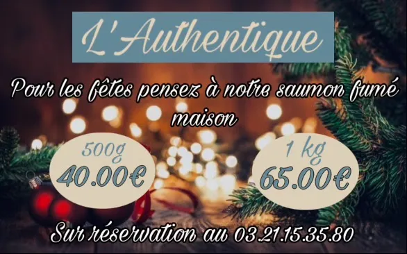 Menu_Restaurant L'authentique_Arras_image_1