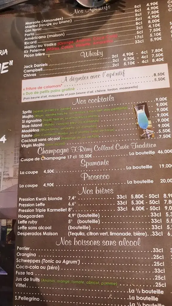 Menu_Le Palerme_Arras_immagine_3