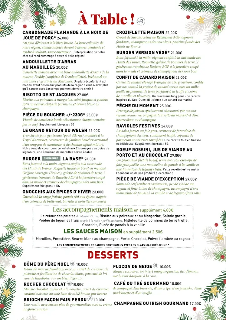 Menu_LA BASE RESTAURANT ARRAS_Arras_image_2