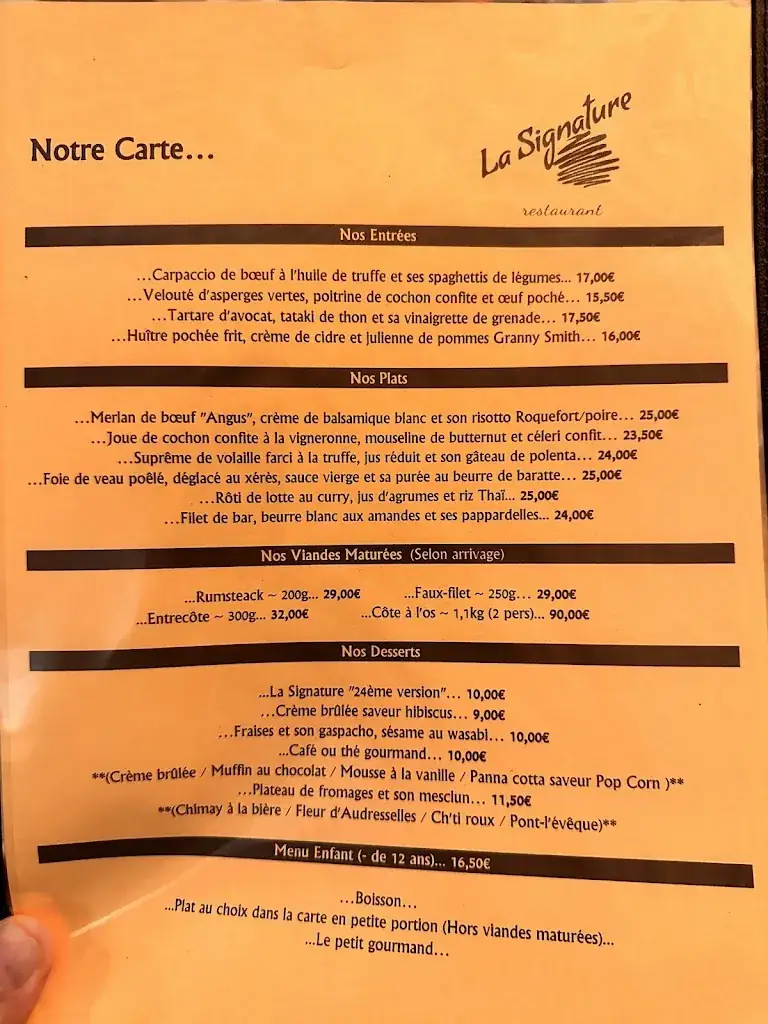 Menu_La Signature_Arras_immagine_1