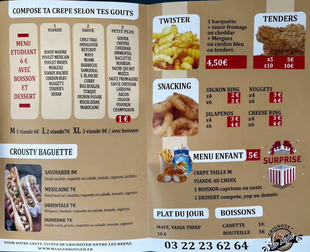 Menu_GRIGNOTE LA NIGHT_Abbeville_image_1