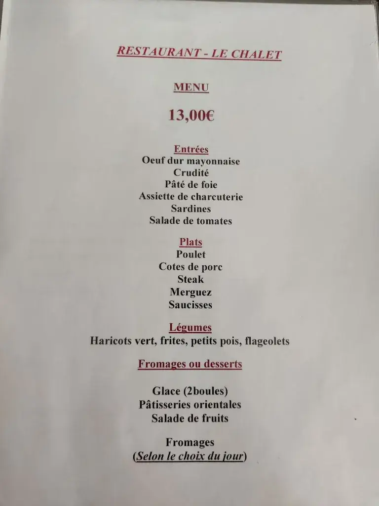 Menu_Le Chalet_Abbeville_imagen_2
