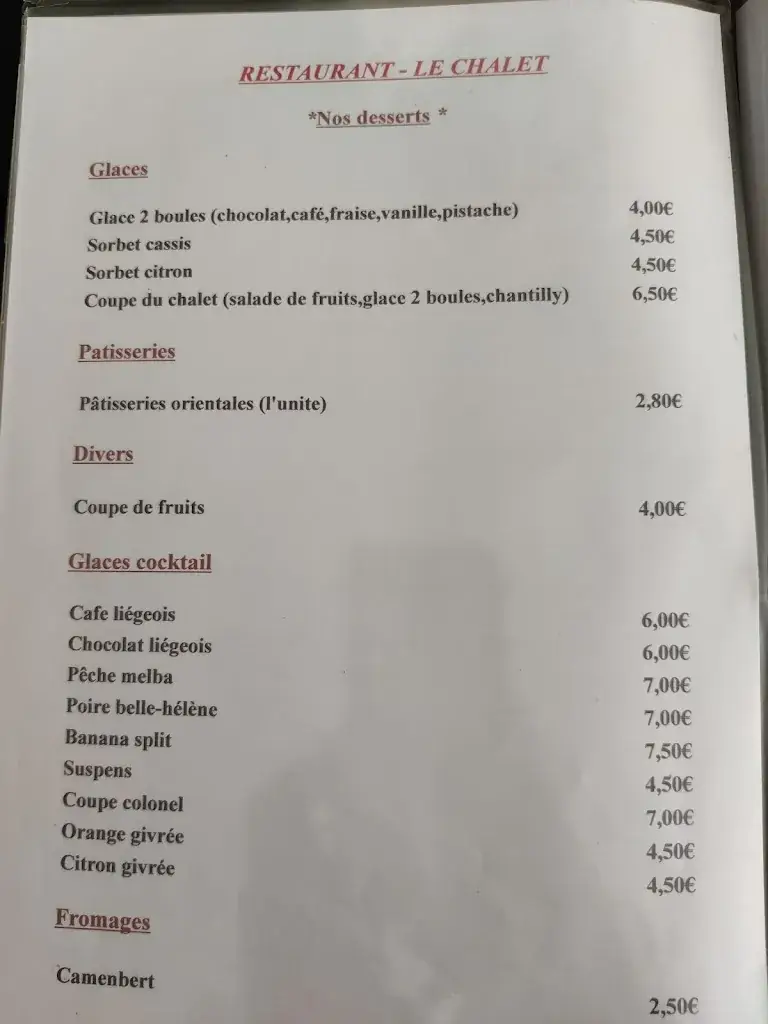 Menu_Le Chalet_Abbeville_imagen_3