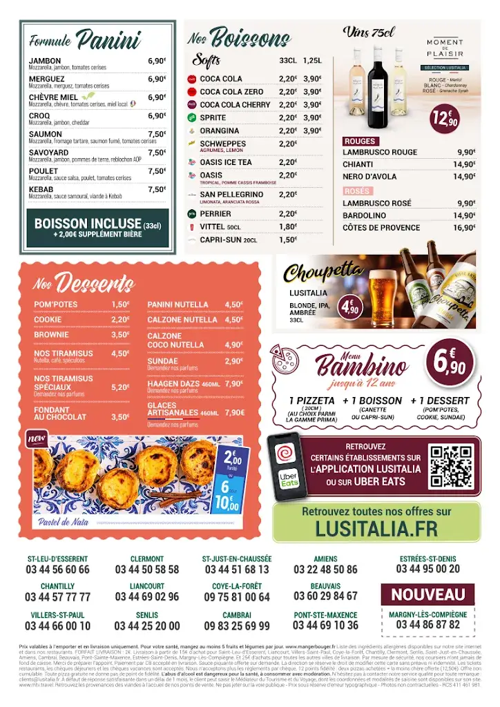 Menu_Lusitalia Clermont_Clermont_image_3