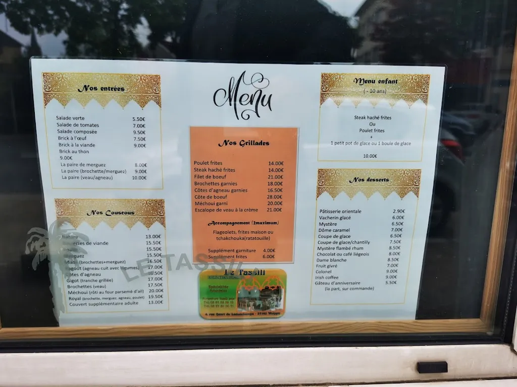 Menu_Restaurant Tassili_Woippy_image_1