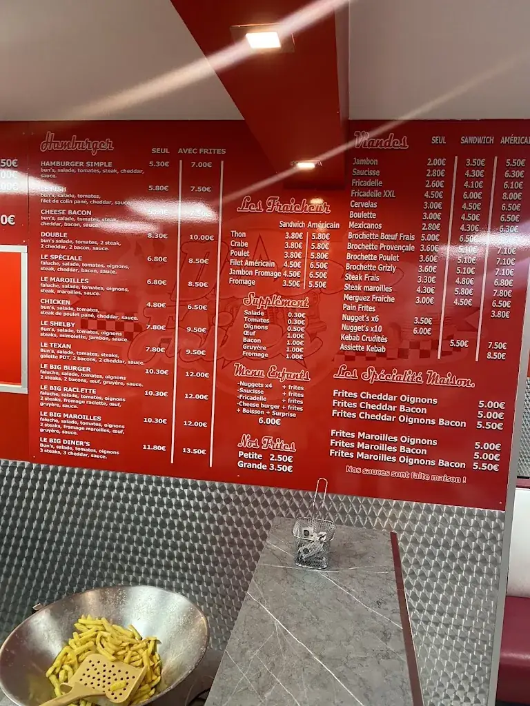 Menu_Diner's Frites_Somain_image_3