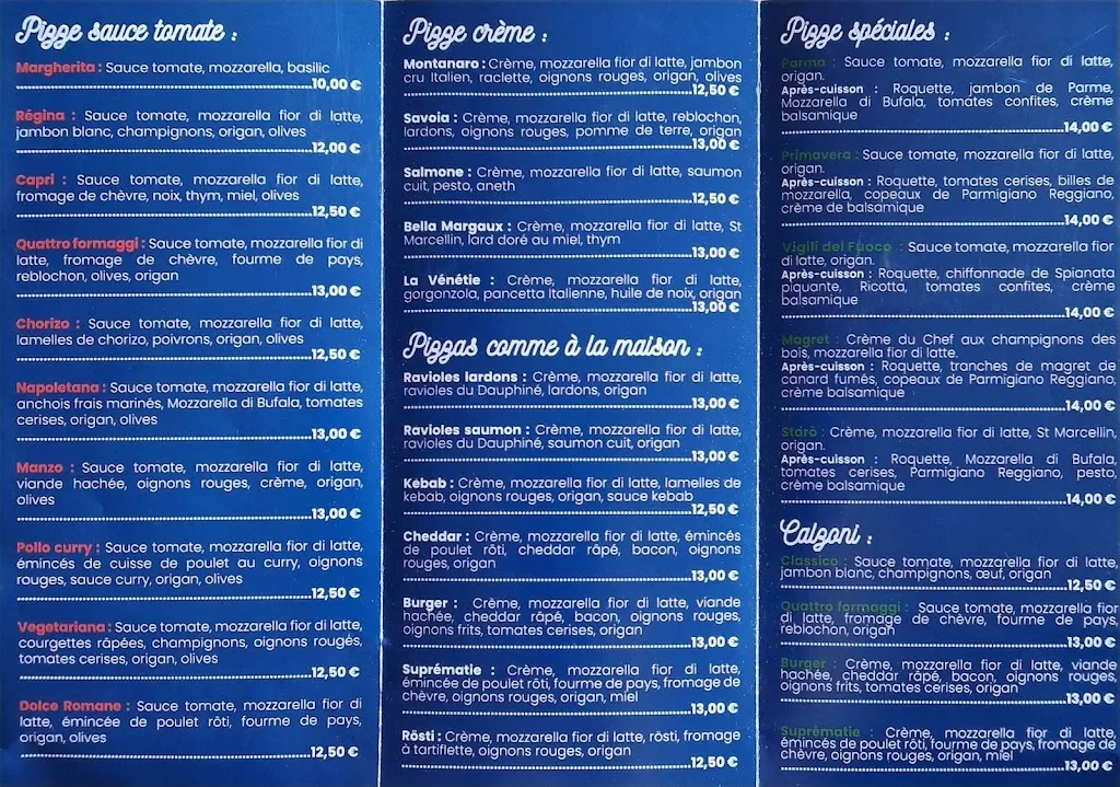 Menu_La Vénétie pizzas_Chavanay_imagen_3