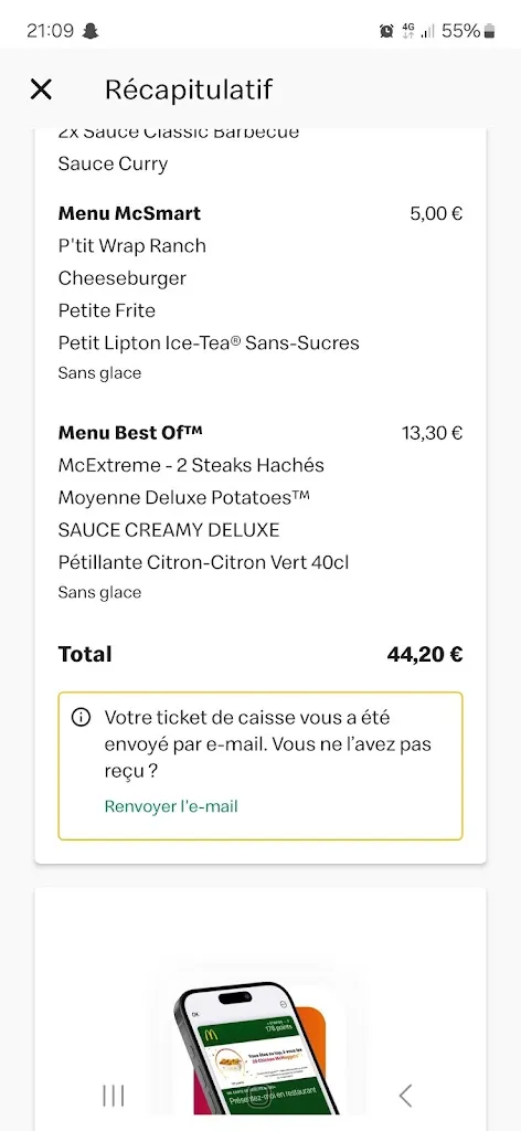 Menü_McDonald's_Somain_Bild_1