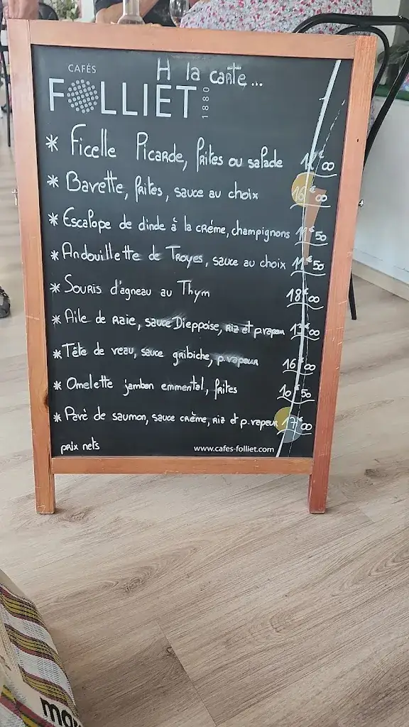 Menu_Café Restaurant de la Gare_Airaines_immagine_1