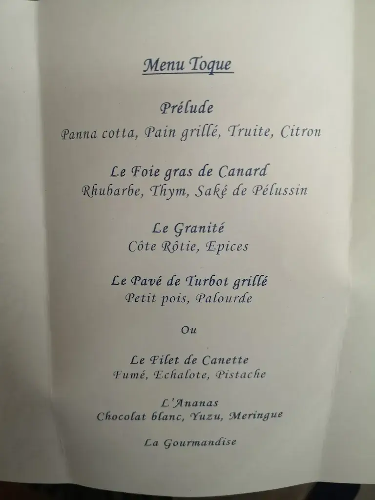 Menu_Restaurant @ Le Beau Rivage_Condrieu_image_1