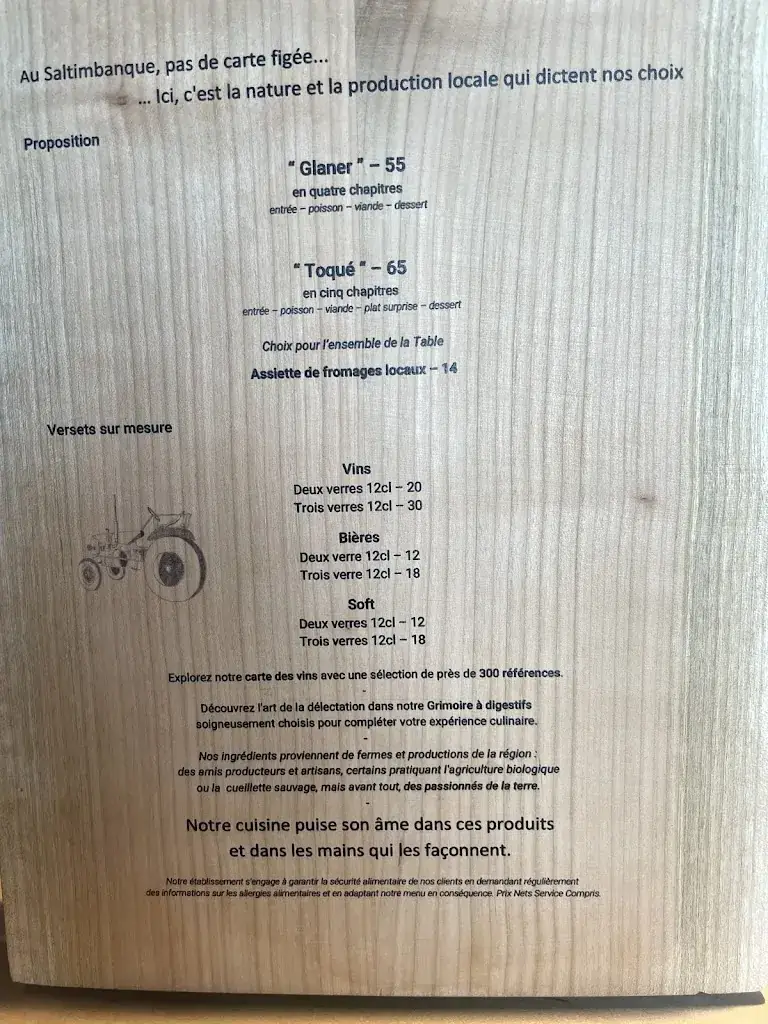 Menu_Le Saltimbanque - Auberge Restaurant - Sébastien Porquet_Eaucourt-sur-Somme_image_3