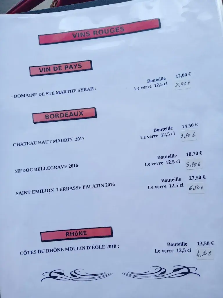 Menu_Restaurant Au Fil de L'eau Long Somme_Long_image_4