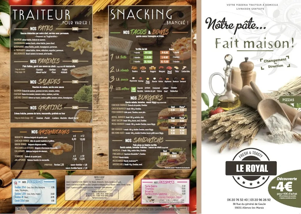 Le Royal restaurant in Allennes-les-Marais